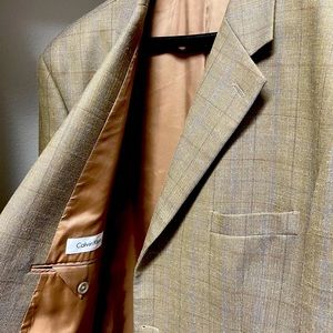 Calvin Klein Plaid Sport Coat
